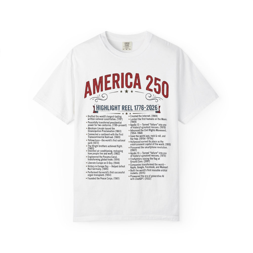 America's Highlight Reel — America 250 T-shirt Merch