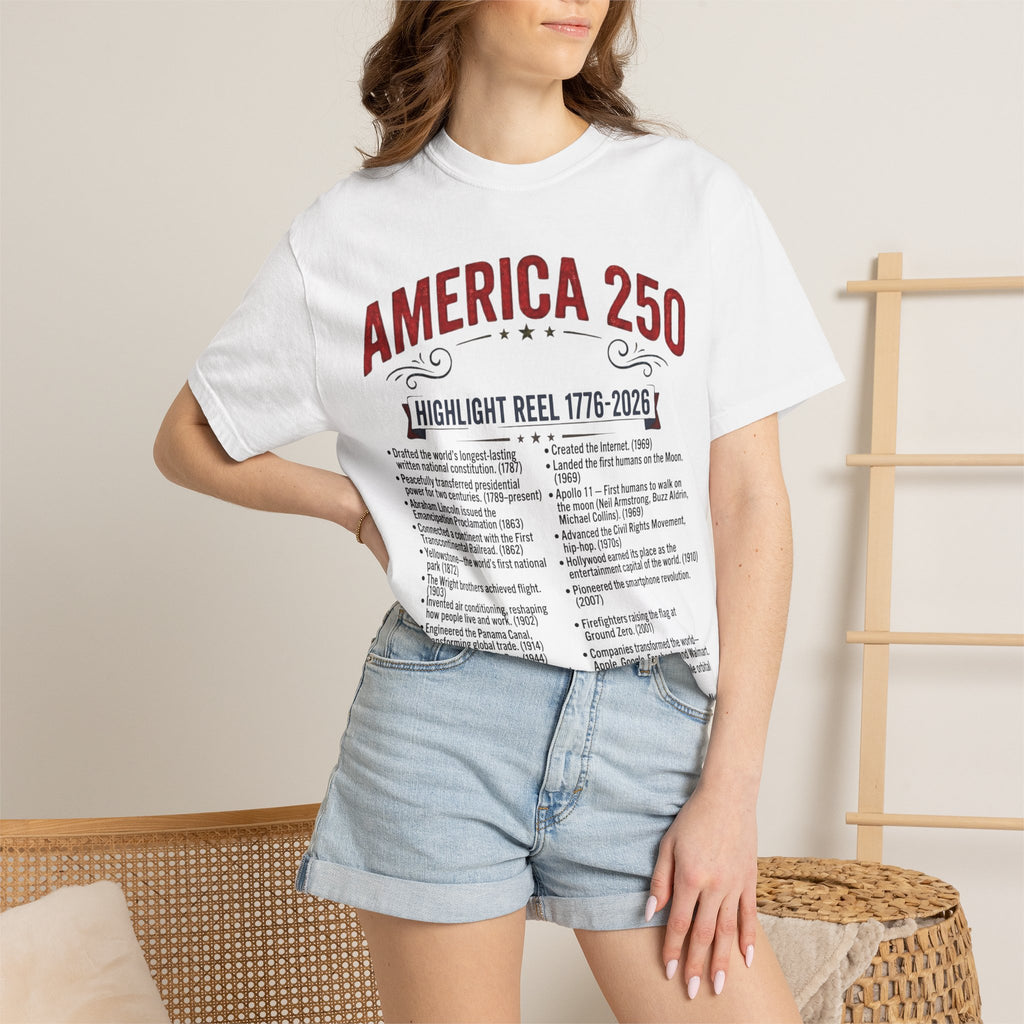 America's Highlight Reel — America 250 T-shirt Merch