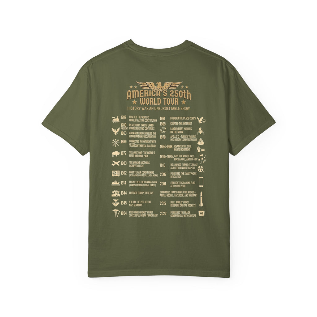 America Never Goes Out of Style T‑Shirt, Uncle Sam Moonwalking