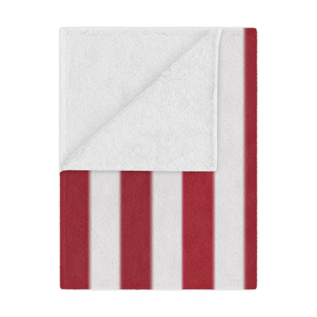 America's 250th Minky Blanket - Patriotic USA Flag Throw for Independence Day & Memorial Celebrations