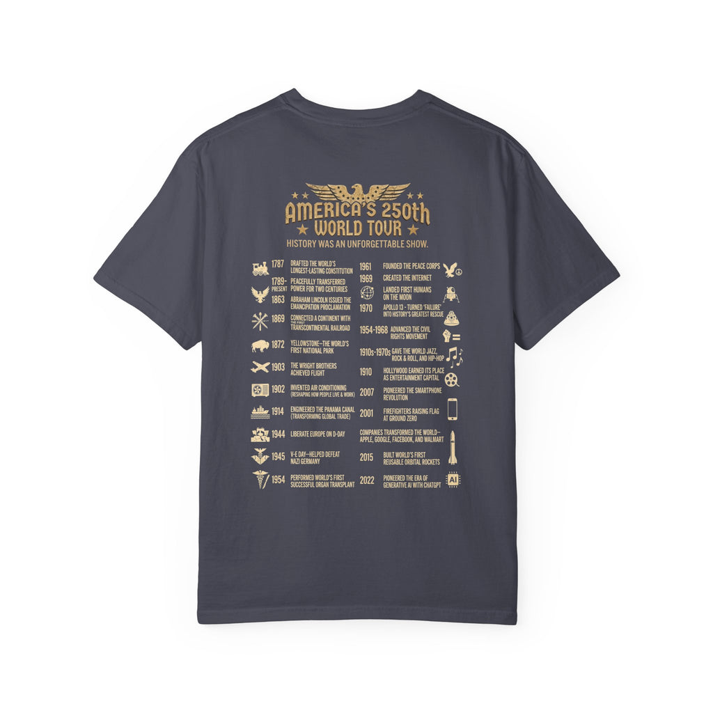 America Never Goes Out of Style T‑Shirt, Uncle Sam Moonwalking
