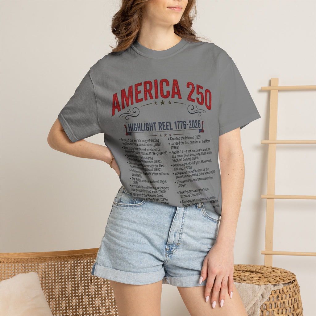America's Highlight Reel — America 250 T-shirt Merch