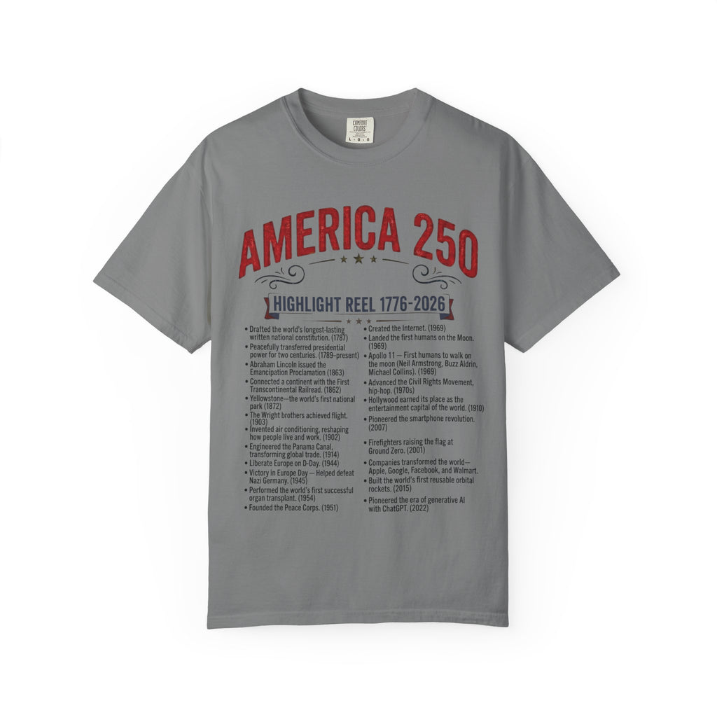 America's Highlight Reel — America 250 T-shirt Merch