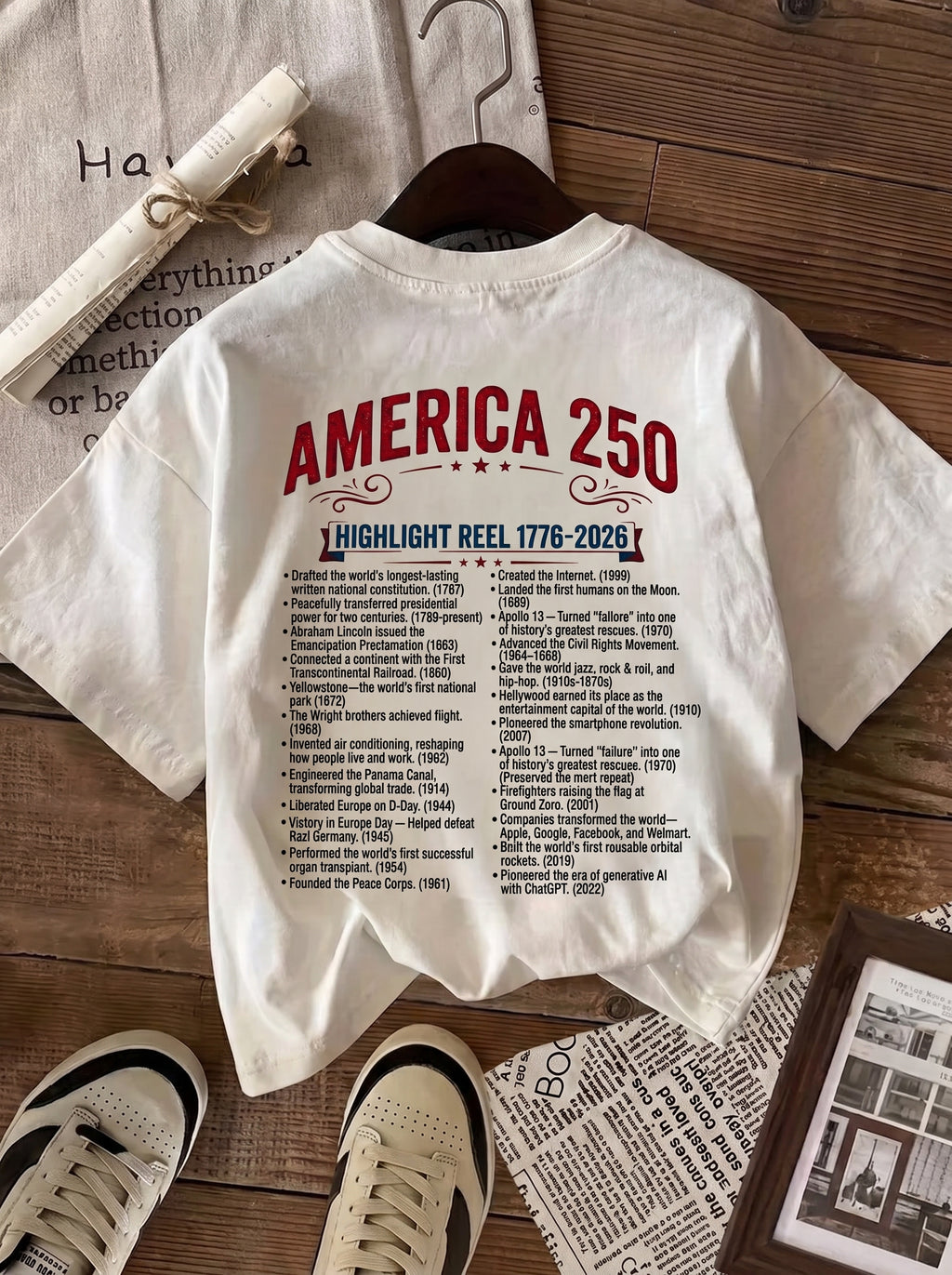 America's Highlight Reel — America 250 T-shirt Merch